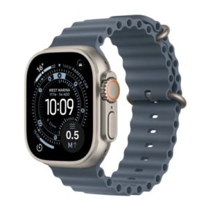 Apple Watch Ultra 3 49mm Natural Tıtanıum Anchor Blue Ocean Band