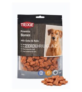 Trixie Premio Bones With Duck&Rice 80G Köpek Ödül Mamaları