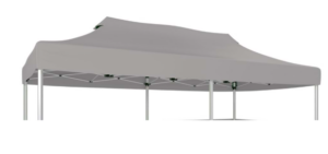 Gazebo Üst Tente Açık Gri Çelik 3x4.5(sadece Tente)