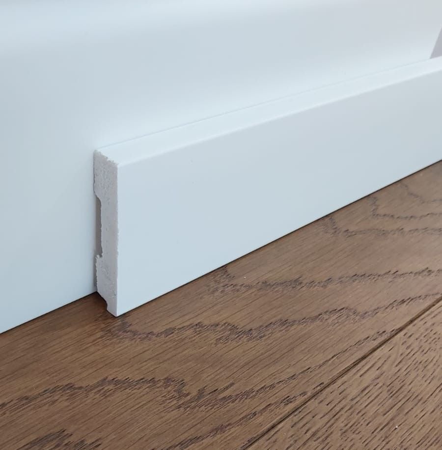 Polimer Skirting 60Mm Gömülü Beyaz
