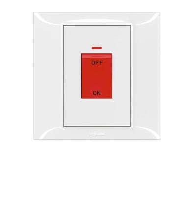 Legrand 617676 Belanko 45A 1Gang Neonlu Çift Kutuplu Anahtar