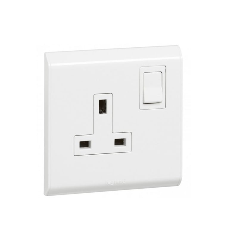Legrand 617641 Belanko Tekli Anahtarlı Priz 13A 1'li