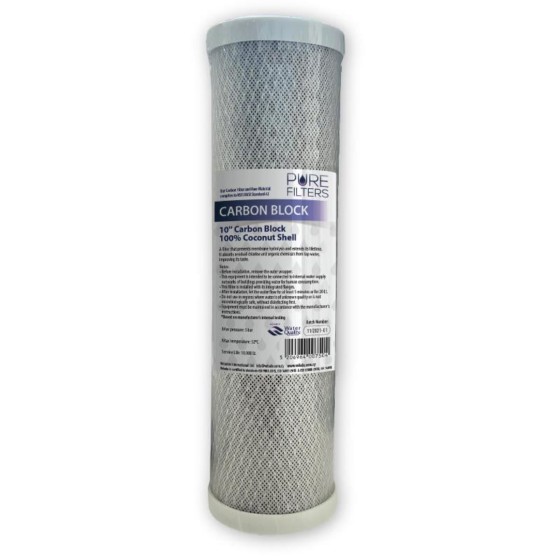 Pure Block Filter 10Carbon - Siyah Hindistan Cevizi Kabuğu