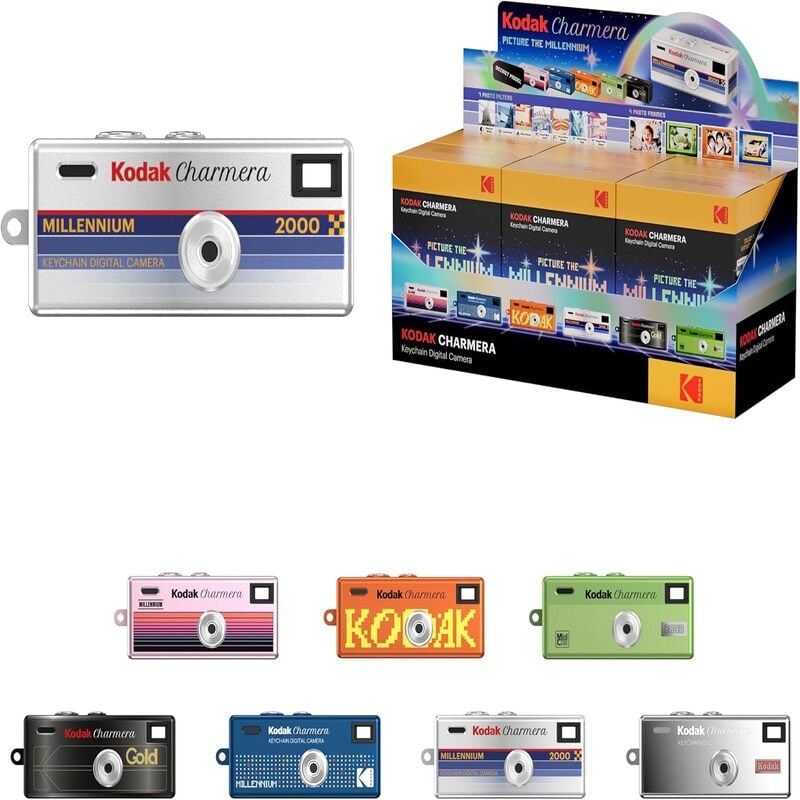 Kodak Charmera Millennium Edition Anahtarlık Dijital Kamera - Çeşitli Renkler