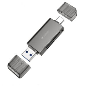 LAMTECH USB/TYPE-C 3.0 Kart Okuyucu, Gri
