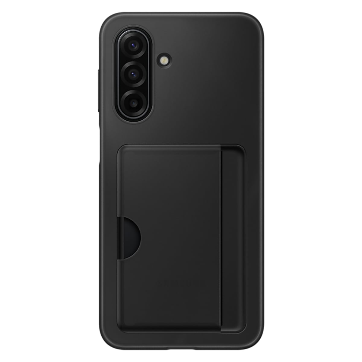 SAMSUNG Galaxy A17 için Kart Yuvalı Kılıf, Siyah