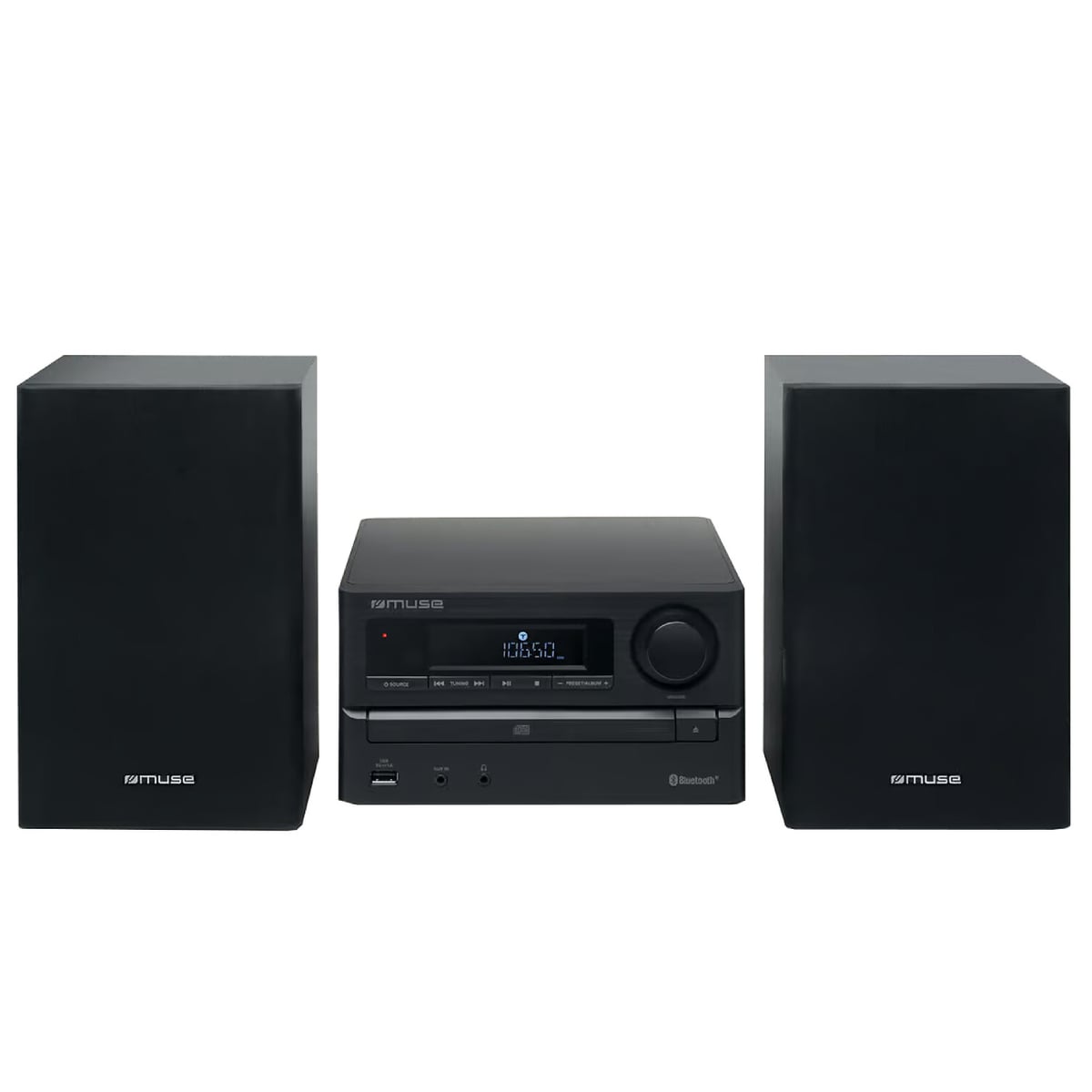 MUSE M-62 FB Bluetooth Mikro Sistem, Siyah