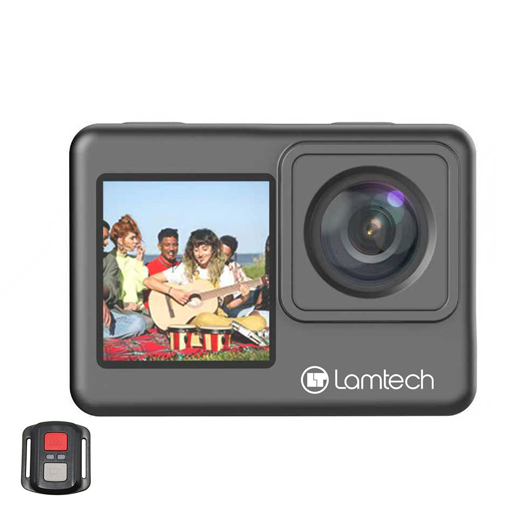 LAMTECH 8K Eis Çift Ekranlı Aksiyon Kamerası LAM981067 Siyah