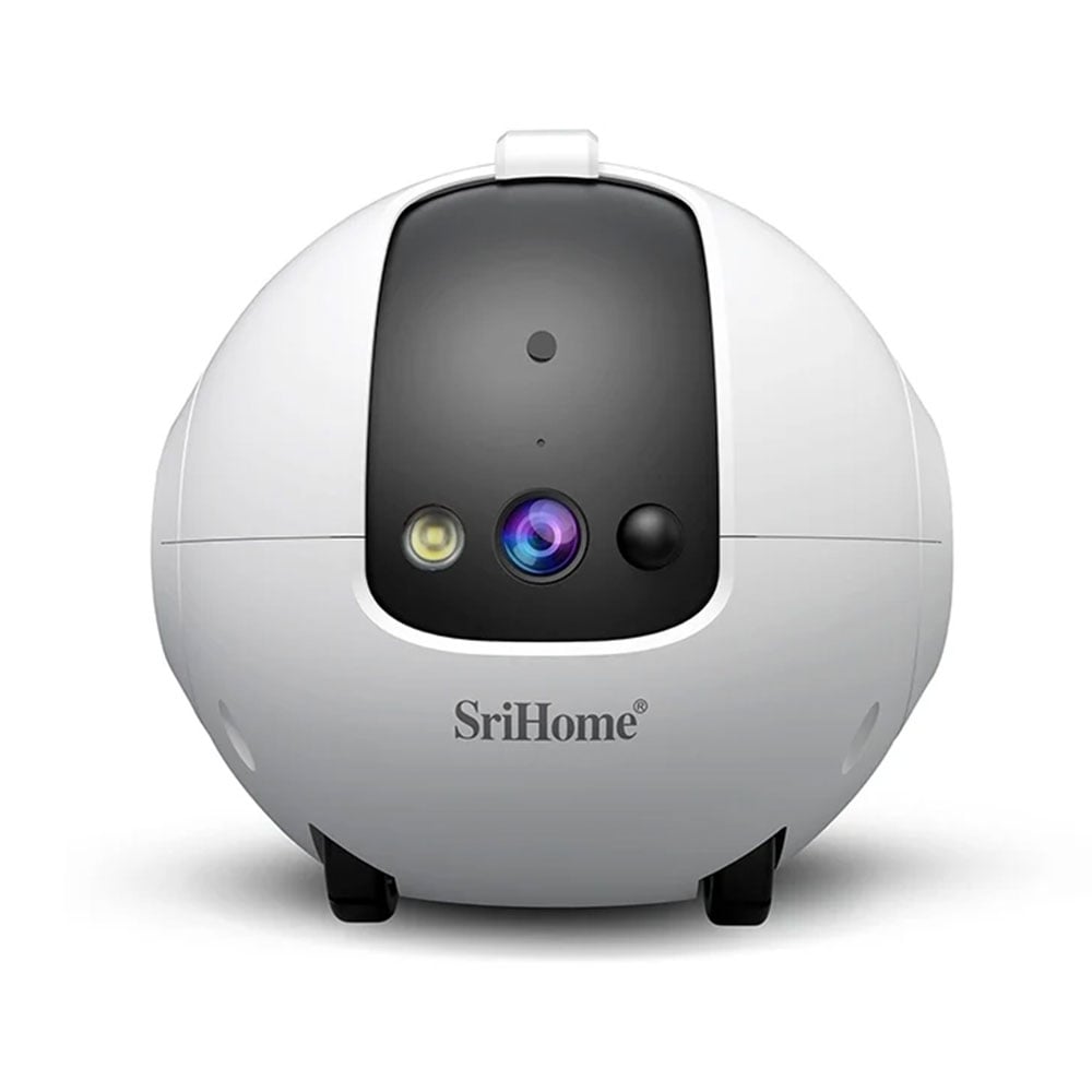 SRIHOME DH013 QHD Wi-Fi Beyaz IP Güvenlik Kameralı Evcil Hayvan Robotu