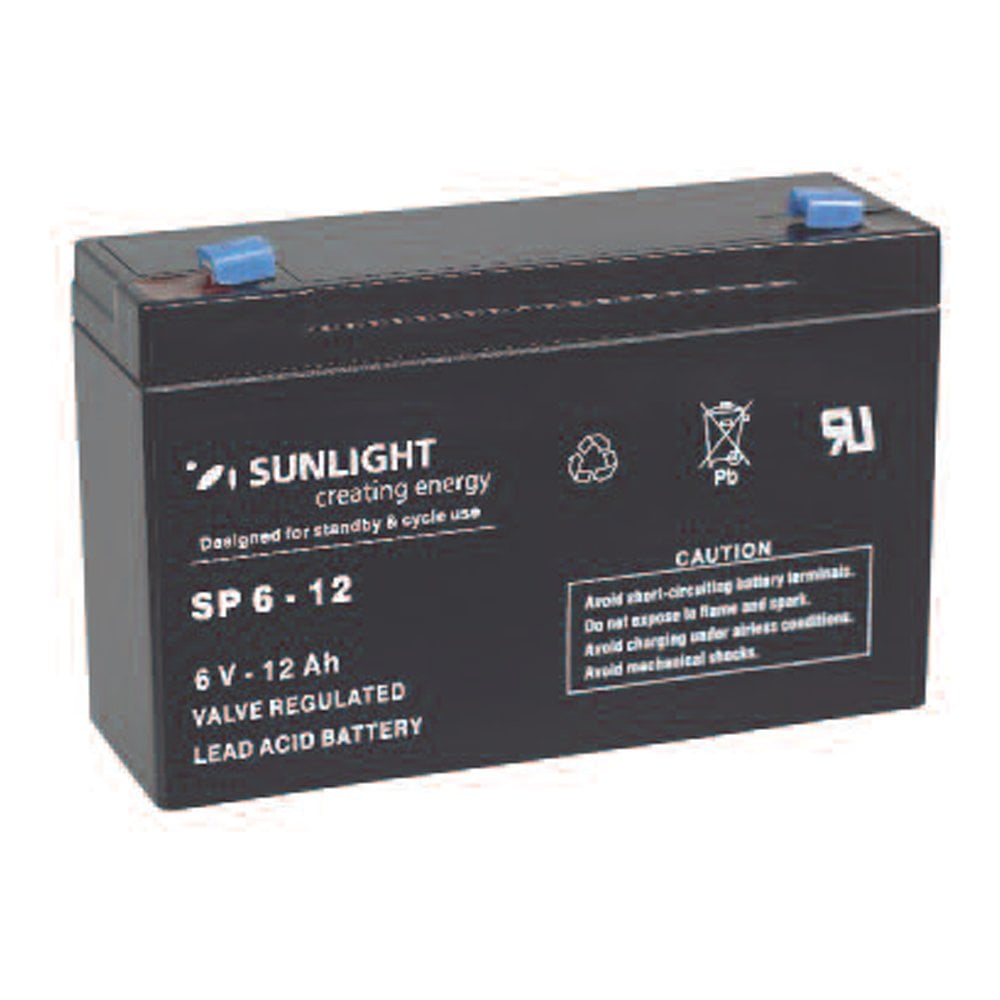 Lead Acid Akü 6V 12A SUNLIGHT