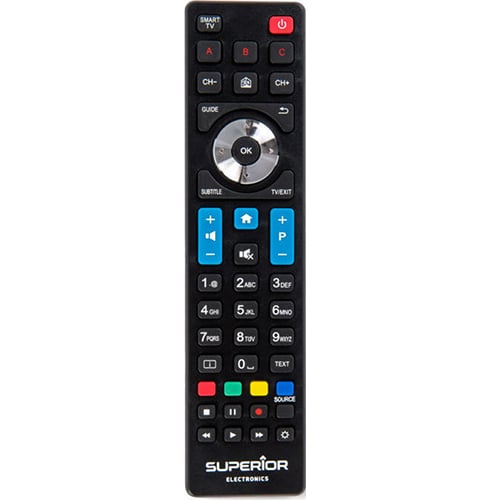 Philips TV'ler için Siyah Uzaktan Kumanda SUPERIOR 188-0025
