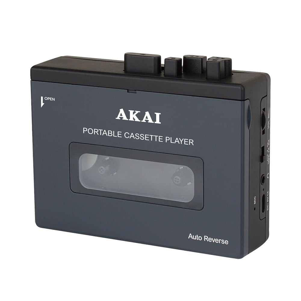 AKAI Taşınabilir Siyah Cep Kaset Çalar