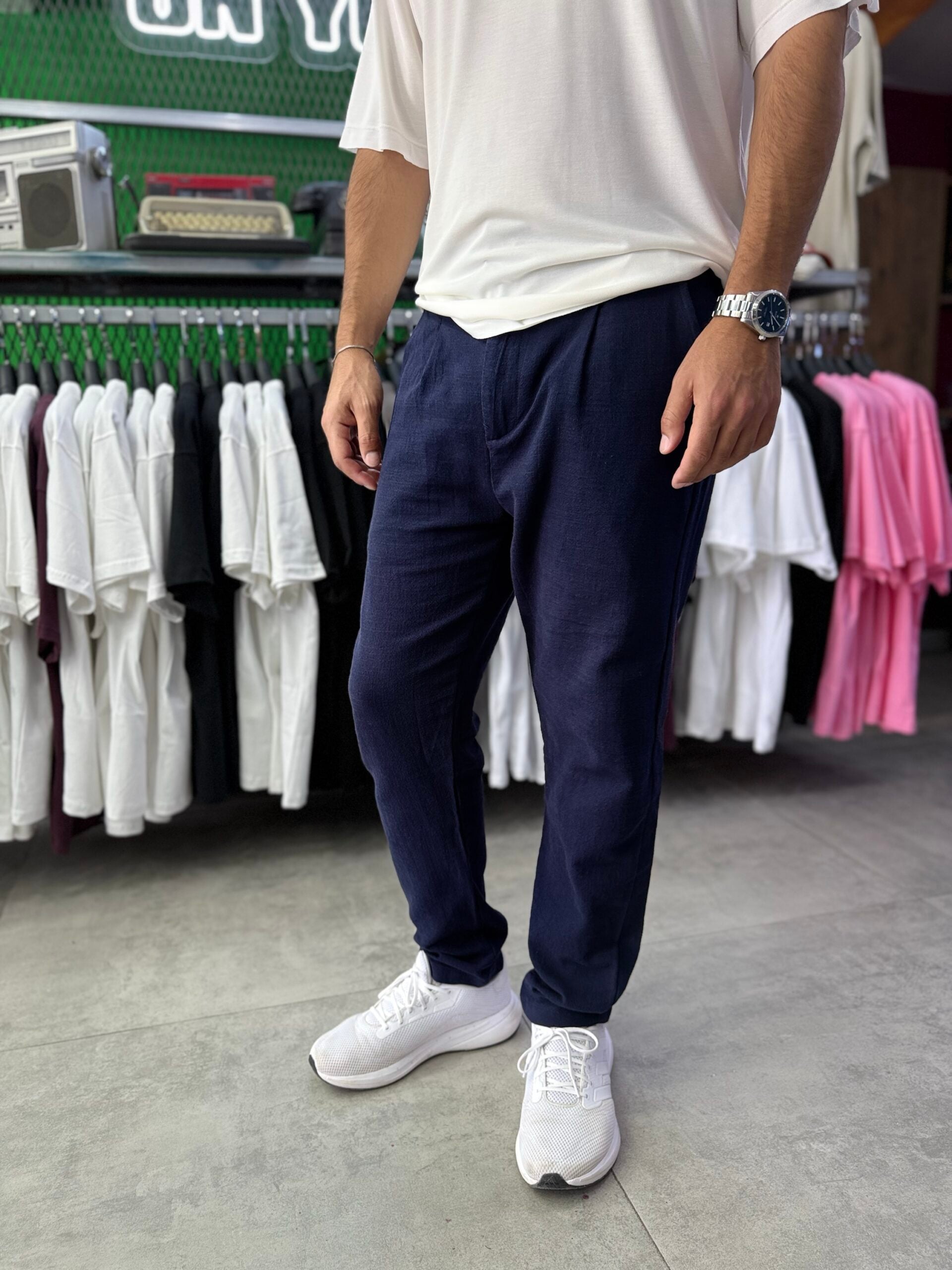 Madris Regular Fit Lacivert Pantolon