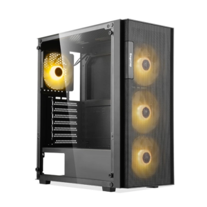 Kasa Segotep Axe 5 Siyah 650W 80+ Bronze Rainbow Fan Midi Tower