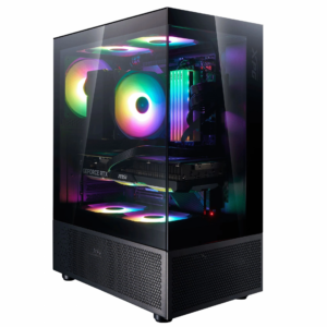Kasa Xpg Invaderx Mini 5X Argb Fan Usb 3.2 Siyah 650W 80+Bronze Atx