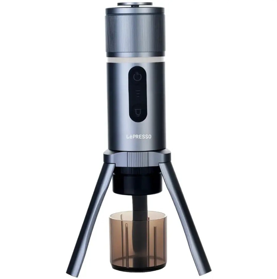 Lepresso Brewjet Taşınabilir Espresso Makinesi Tek Tuş Gri - Lppecffmgy