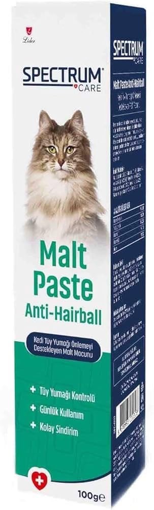 Spectrum Malt Paste Anti Hairball 30Gr Kedi Vitamin ve Ek Besinleri