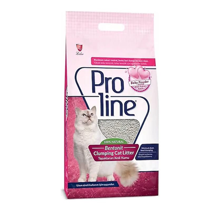 Proline Cat Litter Baby Powder 10Lt Kedi Kumu ve Koku Gidericileri