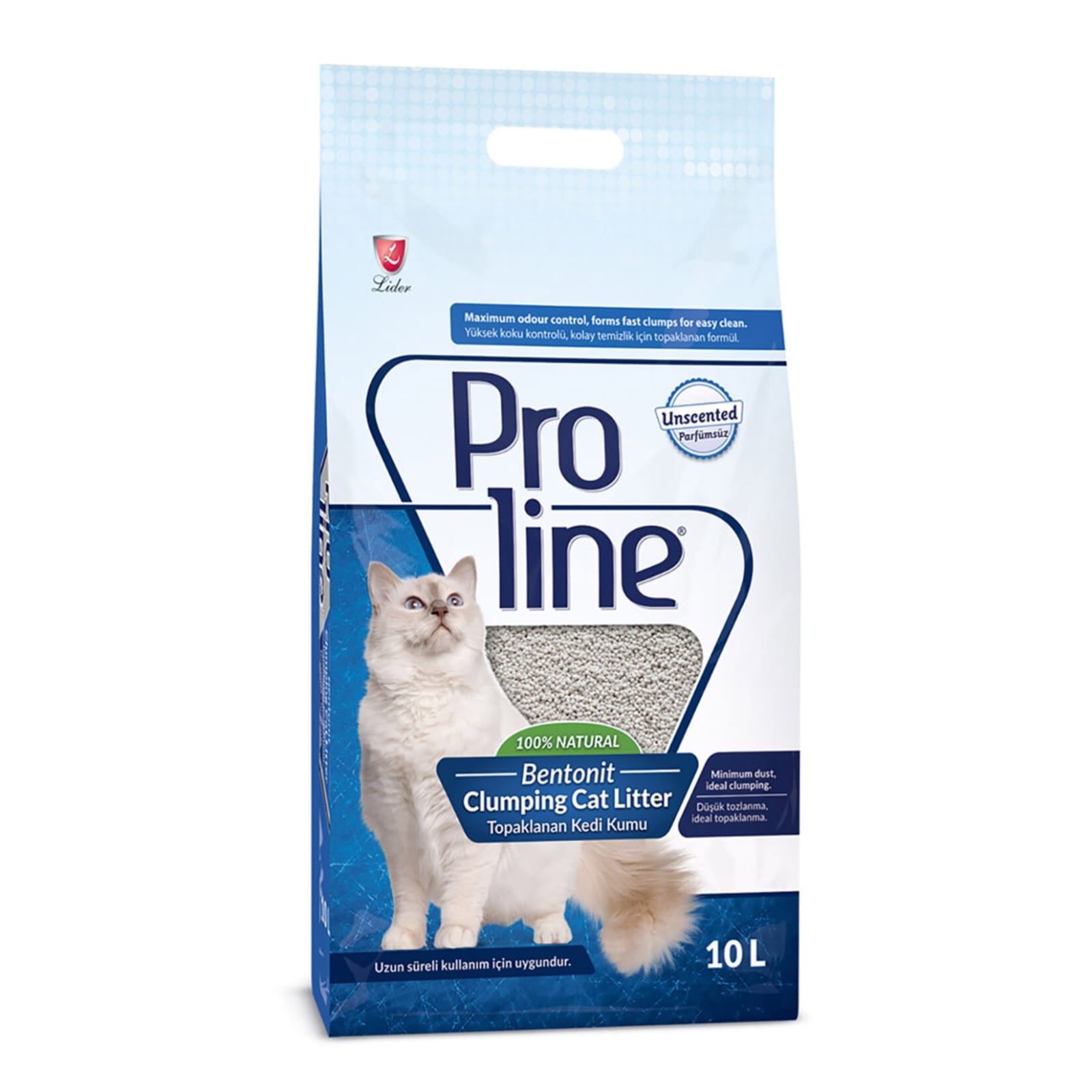 Proline Cat Litter Natural 10Lt Kedi Kumu ve Koku Gidericileri
