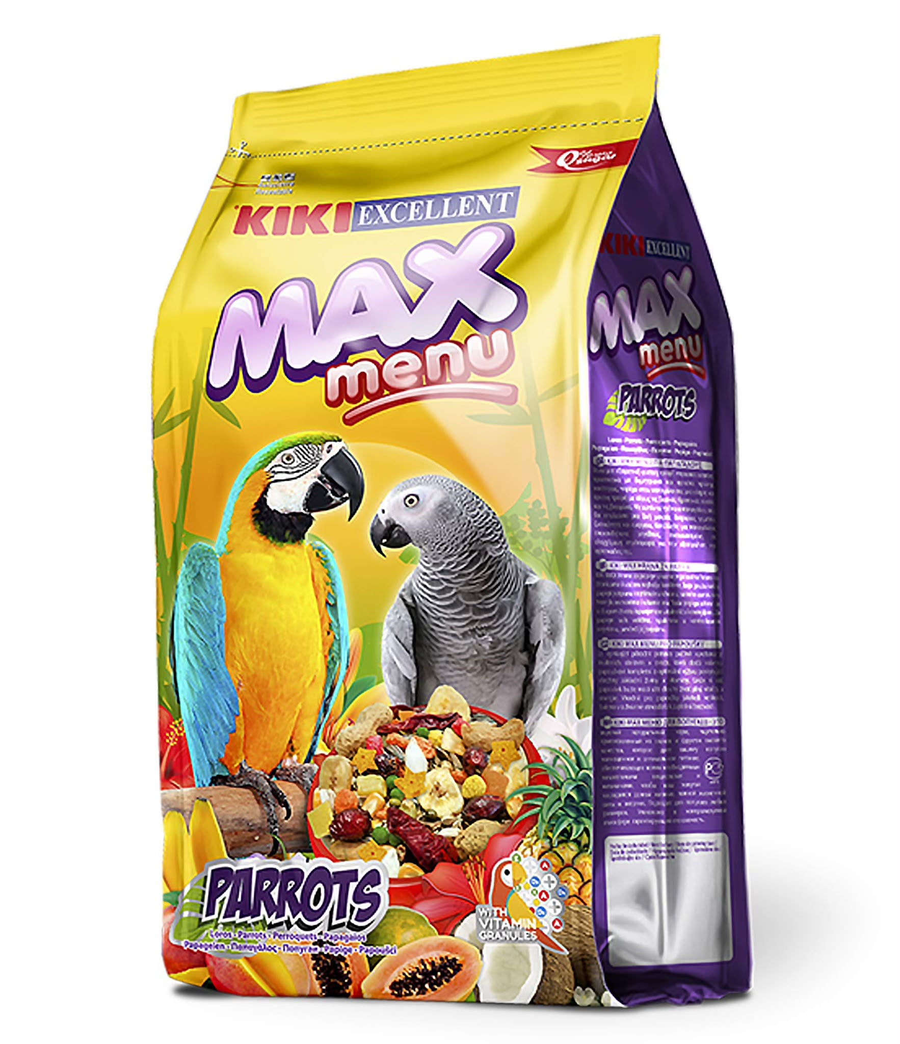 Ki̇ki̇ Max Menu Papağan Yemi̇ 1Kg Kuş Yemi ve Vitaminleri