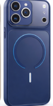 Sunix Night Kapak İphone 17 Pro Max Mavi Magsafe Kılıf
