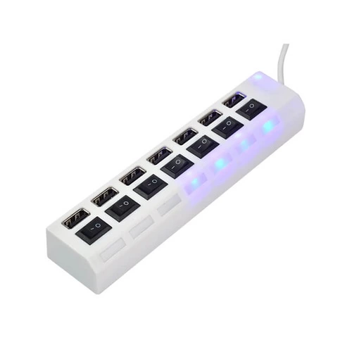 Usb Çoklayici Usb 2.0 7 Port On/Off Butonlu