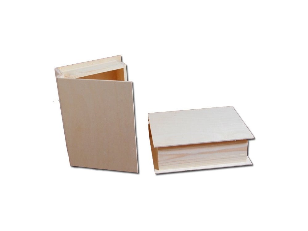Ahşap Kitap Kutusu 240X190X75Mm