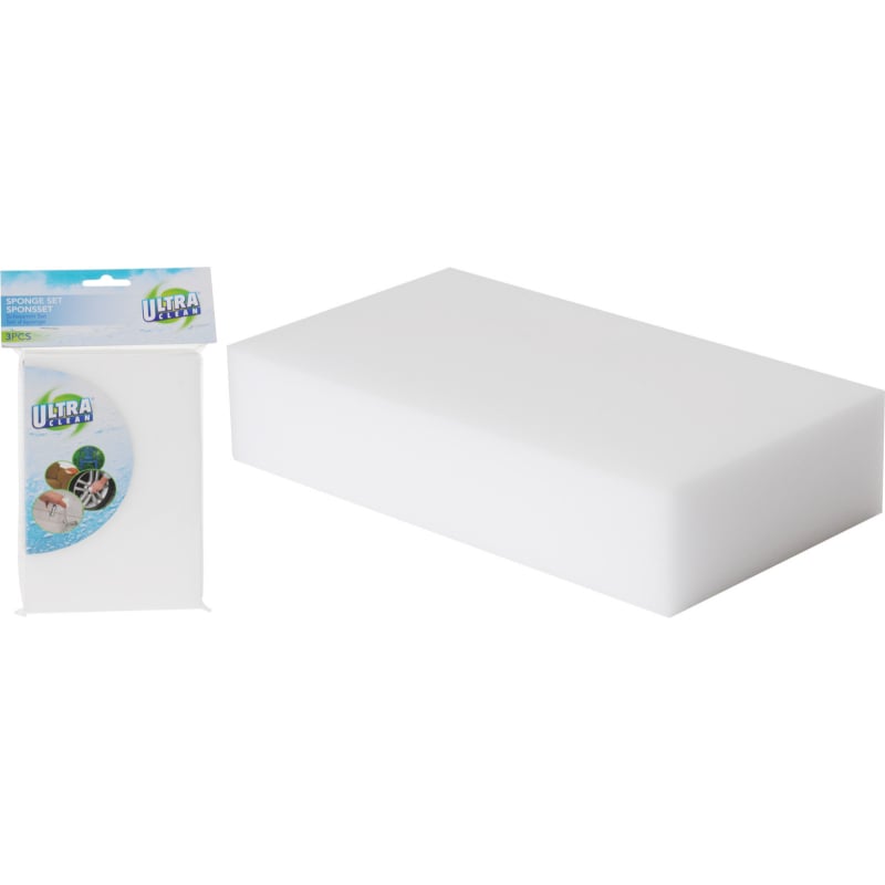 Ultra Clean Magic Beyaz Sünger Seti - 3 Parça