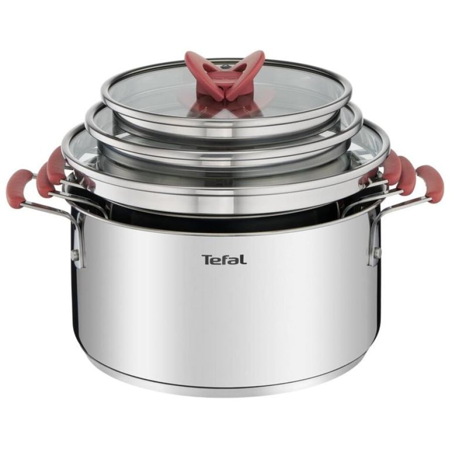 TEFAL 2100115981 6 Parça Paslanmaz Çelik Tencere Seti
