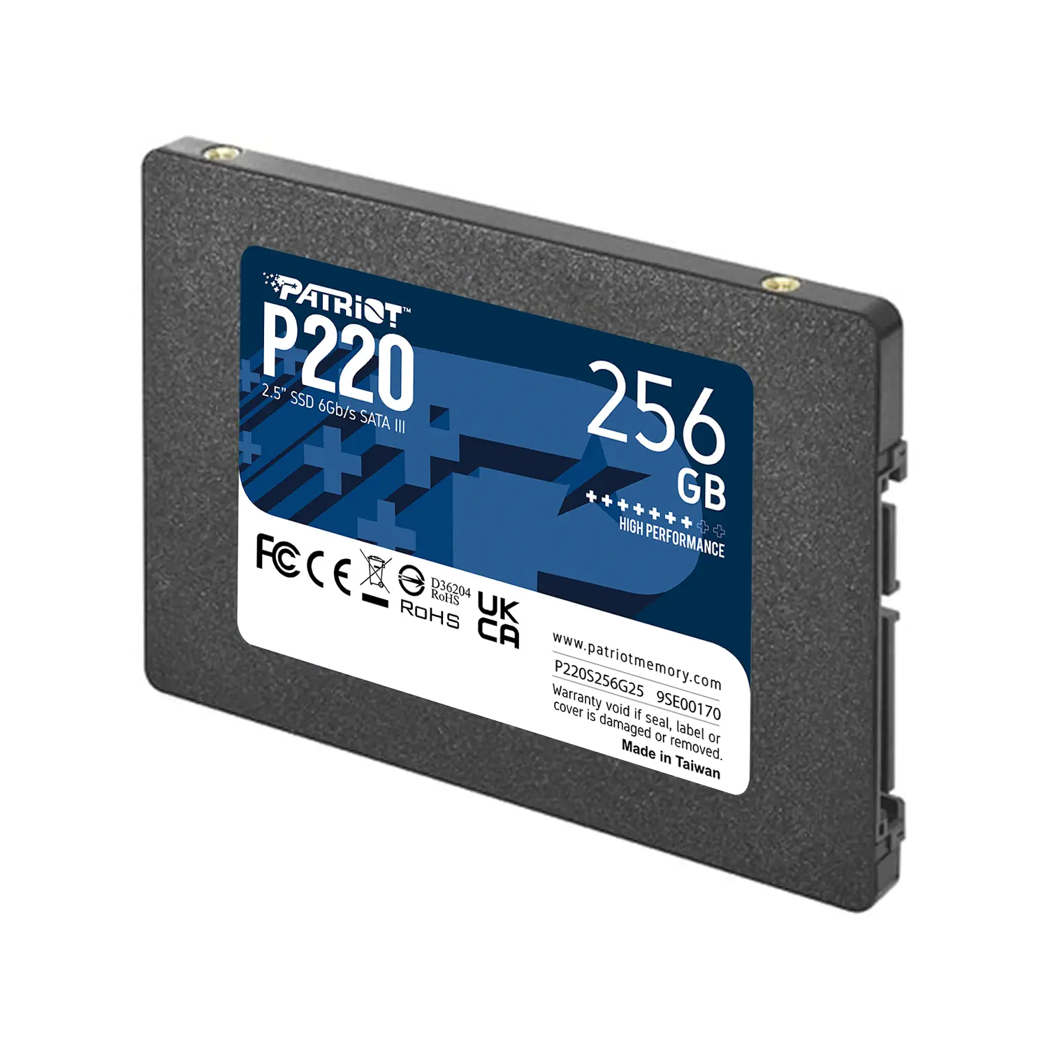 Patriot P220 Serisi 256GB 550/490MB/s 2.5" Sata 3 SSD Disk