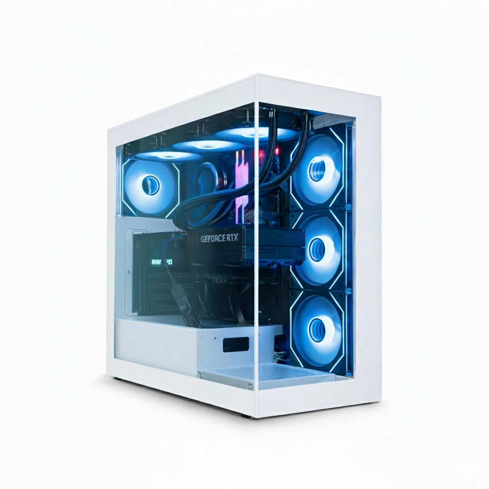 Kasa Aigo Ds900 Beyaz Gp-850W 80+ Bronze Argb Mid Tower