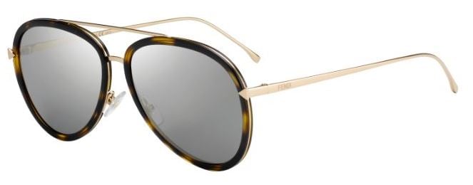 Fendi FF0155S Kahverengi 0C1UE Aynali Güneş Gözlüğü