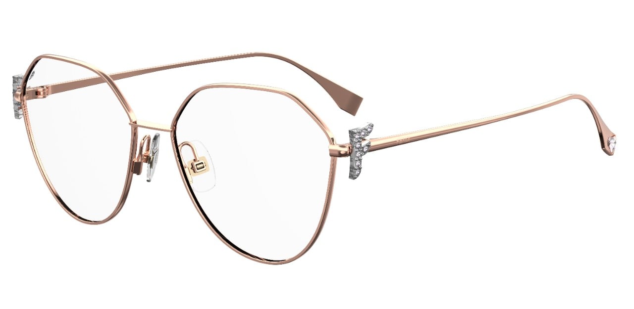 Fendi FF0389/g Rose Gold Ddb Optik Gözlük