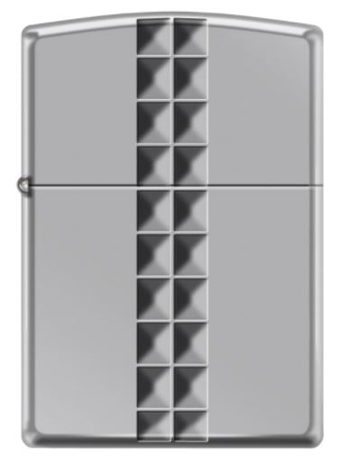 Zippo Z-AE400821-167 (167-073059) Benzinli Gümüş Dimensional Cubes Design