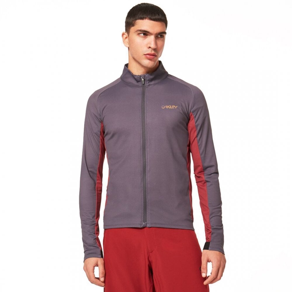Oakley FOA403117 Elements Thermal Tişört Gri 24J