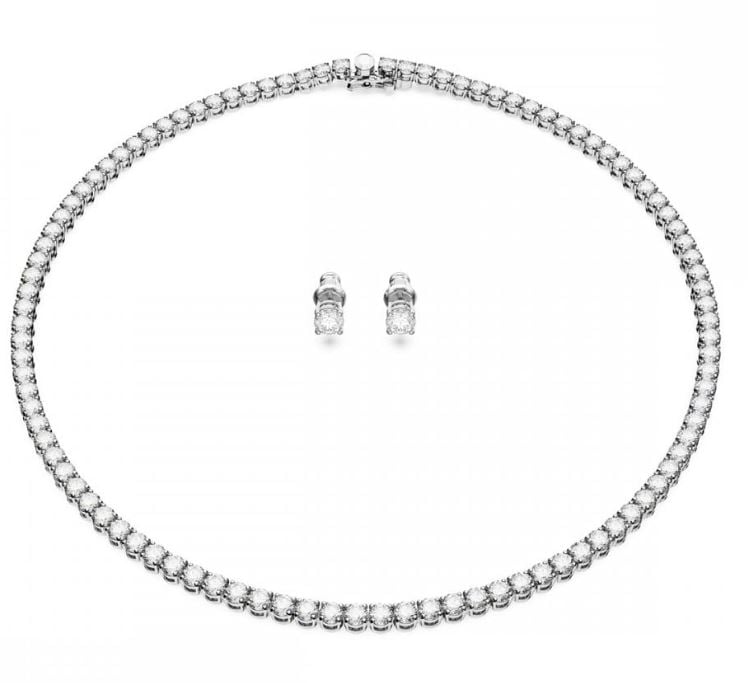 Swarovski SW5647730 Taki Seti Gümüş Matrix Tennis Set