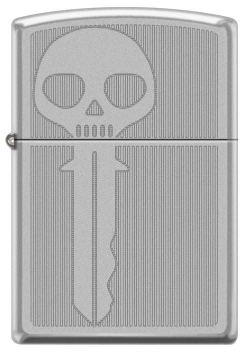 Zippo Z-205-067709 Benzinli Gümüş Figürlü Skeleton Key Design