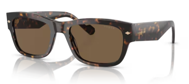 Vogue Eyewear VO5530S Kahverengi W65673 CR39 Organik 1.5 Güneş Gözlüğü