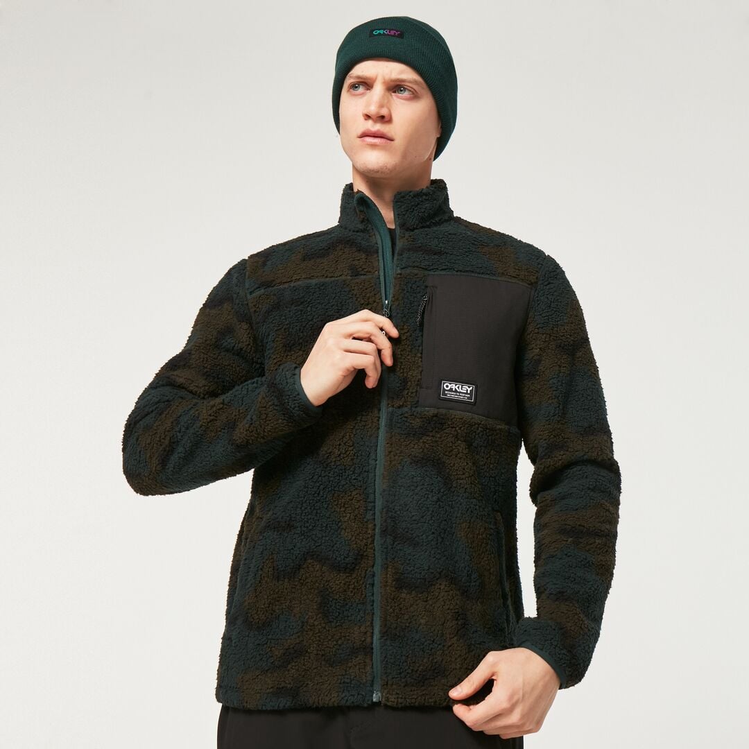 Oakley FOA403426 Mountain Fire Sherpa Sweatshirt Kahverengi 9NQ