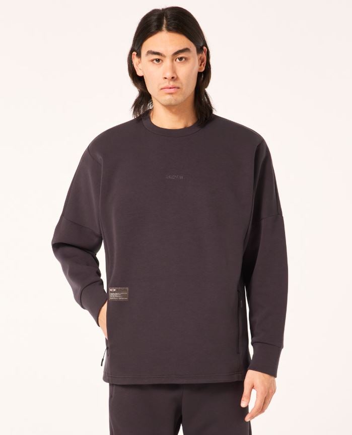 Oakley FOA406362 Fgl Slick Bisiklet Yaka Sweatshirt Lacivert 01N 2.0