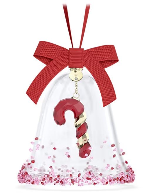 Swarovski SW5688313 Çanta Kırmızı Holiday Cheers Dulcis Bell Ornament, Red