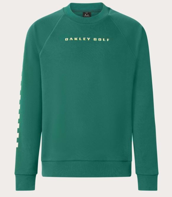 Oakley FOA405701 Oakley Golf Mx Bisiklet Yaka Sweatshirt Yeşil 78S