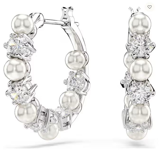 Swarovski SW5709256 Matrix Drop Küpe Gümüş