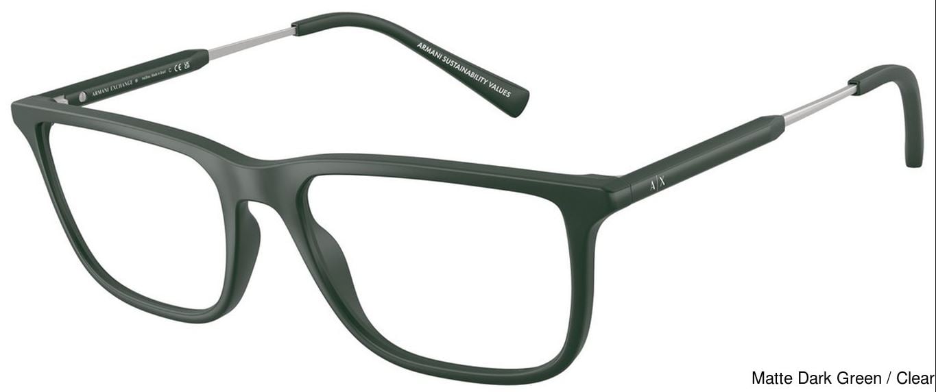 Armani Exchange AX3126 Yeşil 8379 Optik Gözlük