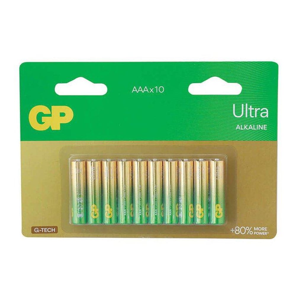 GP Ultra GPPCA24AU722 Alkalin Pil 1.5V AAA 10'lu