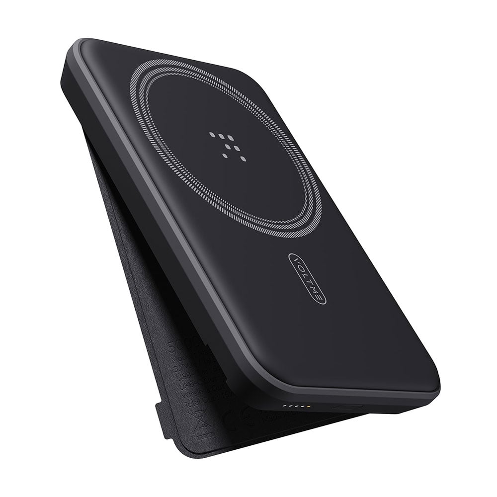 Power Bank 5000mAh 15W VOLTME MagPak MagSafe Kablosuz (7.5W) B3001 siyah
