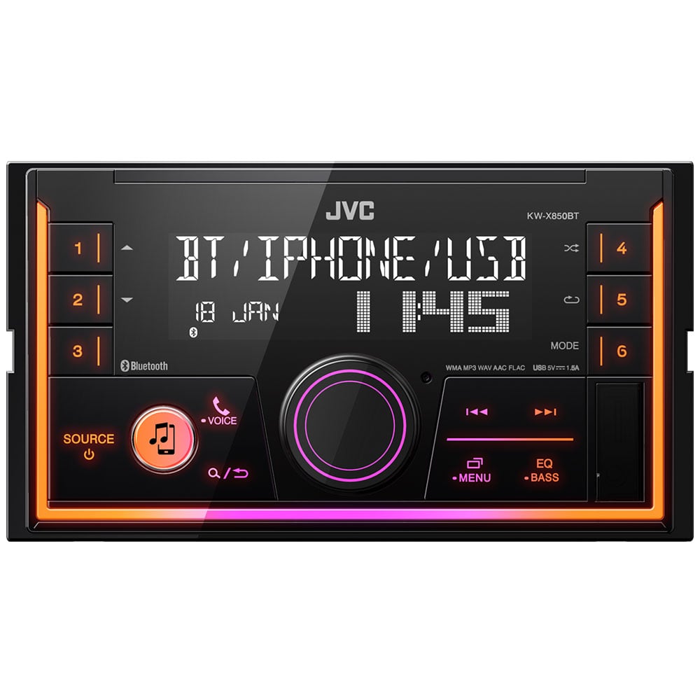 JVC KW-X850BT 2-DIN Siyah Araç Stereo