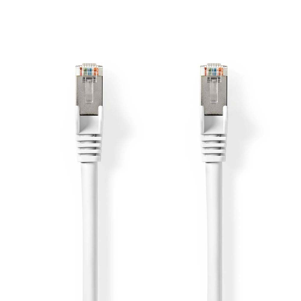 Patchcord S/FTP CAT8.1 2m NEDIS CCCGL85520WT20 beyaz