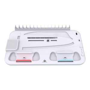 Dual Şarj İstasyonu PS5 Gamepad + Soğutucu Pedi WHITE SHARK Kimura Pro beyaz