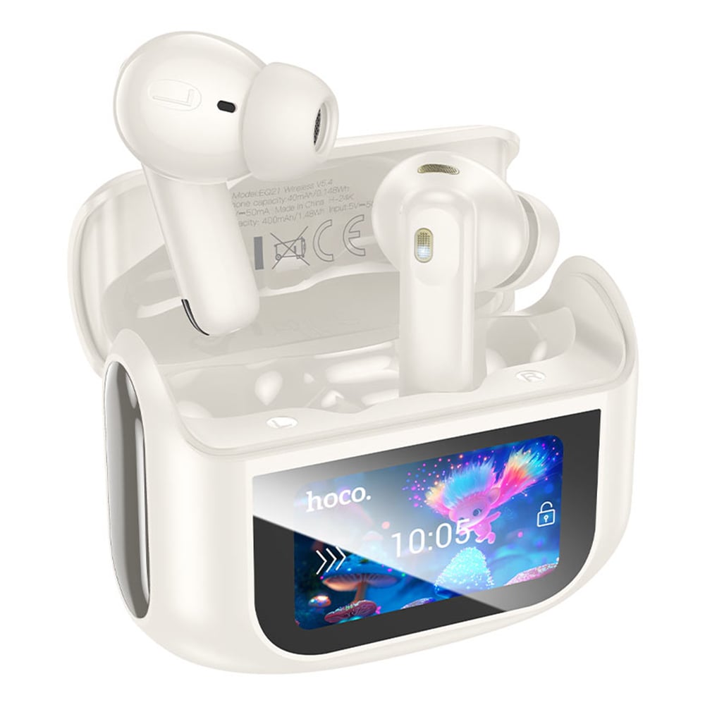 Bluetooth Kulaklık HOCO EQ21 Sandy Kablosuz Beyaz